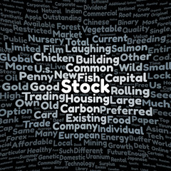 Fototapeta premium Stock word cloud