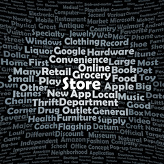 Store word cloud