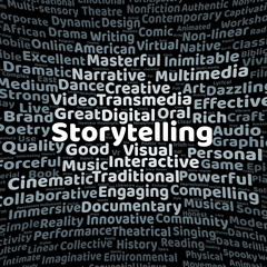Storytelling word cloud
