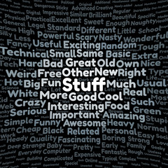 Fototapeta premium Stuff word cloud