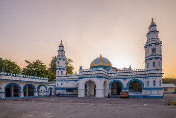 Panglima Kinta Mosque in Ipoh at dusk