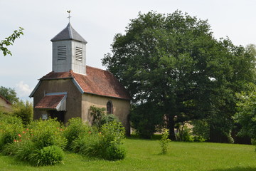 Chapelle Saint Désiré Athesans entouré d'un parc, Franche-Comté, Haute-Saône, France (70)