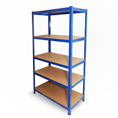 Modern and simple heavy duty boltless wooden shelves storage unit. You can use it easily in...