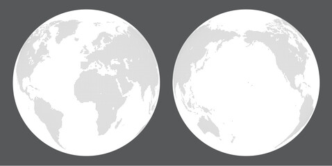 Obraz premium ドットの世界地図