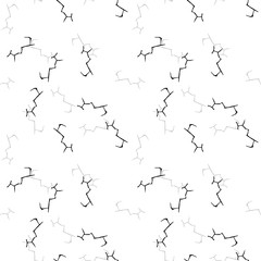 Elegant black seamless pattern with chaotic cracks in black, grey and white colors