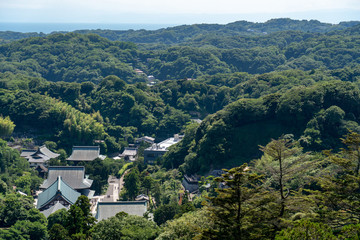 Landscape at Kenchoji, Kamakura, Kanagawa, Japan 鎌倉 建長寺からの景色