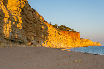 sunset at porto de mos