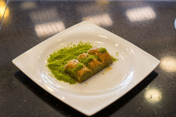 baklava with pistachio