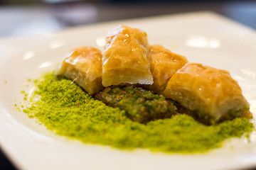 baklava with pistachio