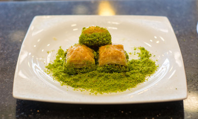 baklava with pistachio