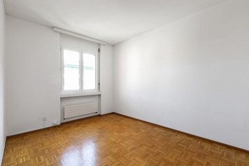 Bright empty room and nice parquet