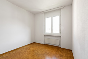 Bright empty room and nice parquet