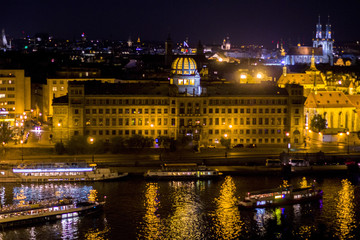 Fototapeta na wymiar Prague City lights
