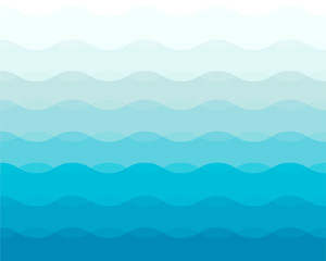 Fototapeta na wymiar Blue wave abstract background