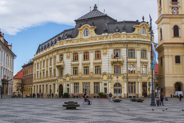 Fototapeta na wymiar Sibiu historic building
