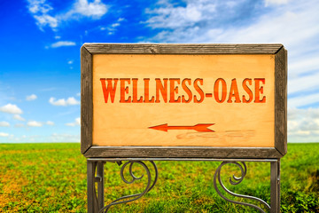 Schild 284 - Wellness-Oase