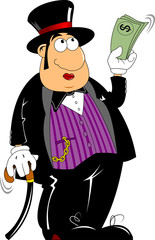 rich man in a tuxedo