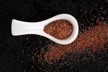 Culinary himalayan salt.