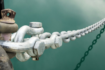 The chain. Beautiful background. Seascape. - 220117703