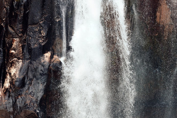 Close-up of a waterfall.  Beautiful background - 220117911