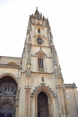 Fototapeta na wymiar Catedral de Oviedo en España