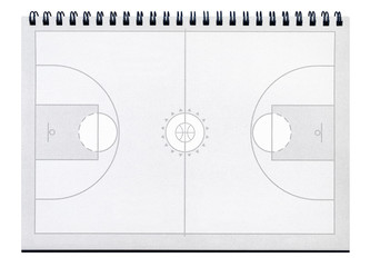 Basketball coach notebook