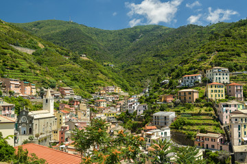 Obraz premium Beautiful city of Riomaggiore