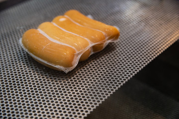 Shrink bag machine help to safe food and made refresh long life