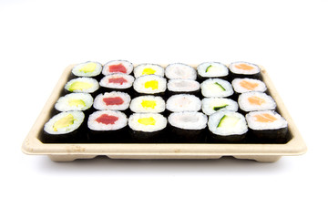 Sushi plate: japanese food