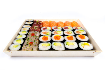 Sushi plate: japanese food