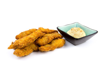Chicken fingers with mayo