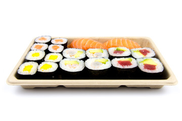 Sushi plate: japanese food