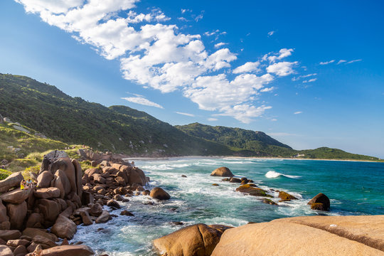 Paysage Voyage Br&eacute;sil plage Turquoise Florianopolis Santa Catarina 