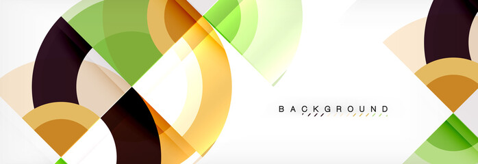 Obraz premium Vector circular abstract background