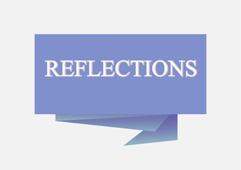 Reflections Vector illustration for design