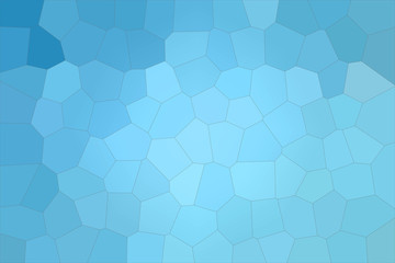 Blue pastel colors Big Hexagon background illustration.