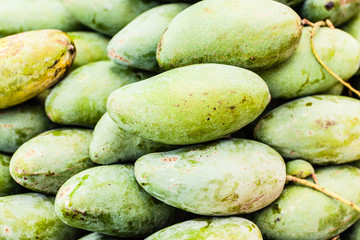 Ripe green mango