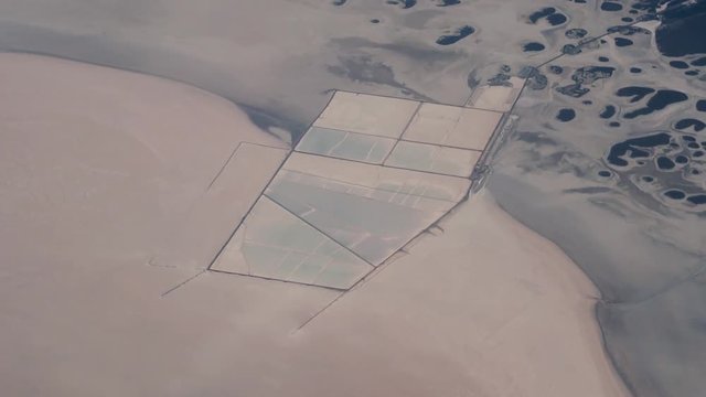 Birds Eye View Of Salt Lake, Konya, Turkey