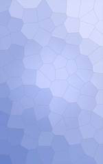 Cobalt blue Big Hexagon  vertical background illustration.