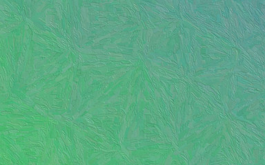 Green and blue  Impasto with large brush strokes background illustration.