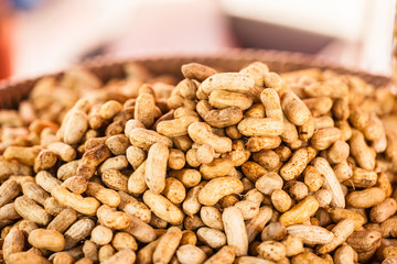 Fresh peanuts for sale