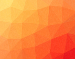 Handsome abstract illustration of orange paint. Useful background for your project.