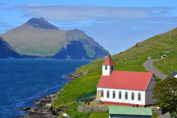 Fototapeta na wymiar Kunoy, Îles Féroé - Kunoy, Faroe Islands