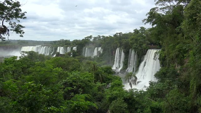 Iguazu Falls (salto Bossetti, Bernabe Mendez, Mbigua).  Argentina