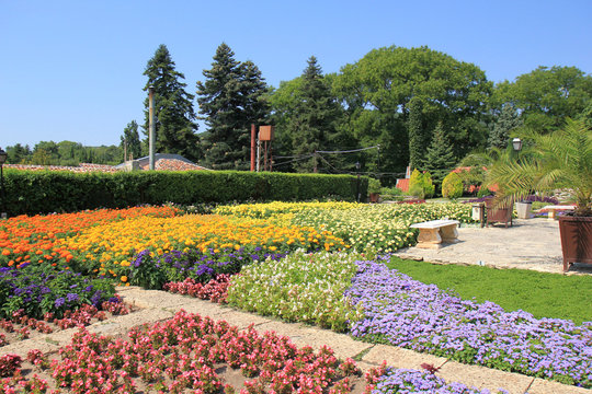 Ботанический сад комплекса дворца румынской королевы Марии в Балчике (Болгария) 
