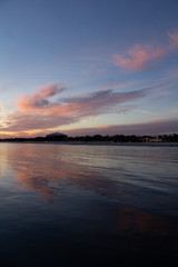 Fototapeta na wymiar Broadwater sunset