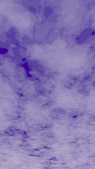 Background of abstract purple color smoke. The wall of purple fog. 3D illustration