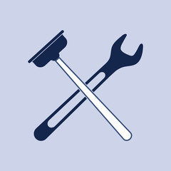 Plumbing work symbol icon