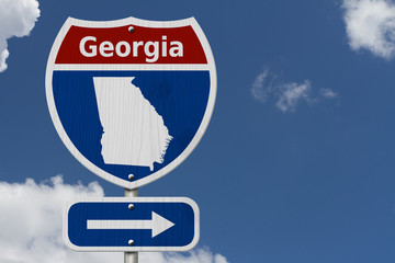 Obraz premium Road trip to Georgia