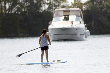 Paddleboard solo